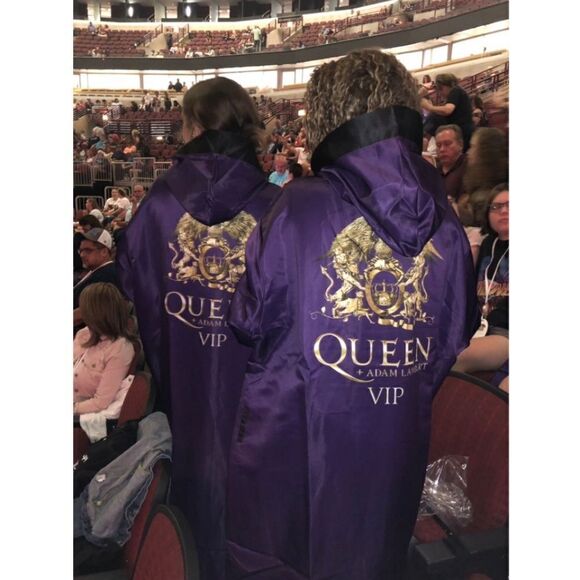 QUEEN + Adam Lambert VIP purple robe with hood‎ unisex OS - Picture 8 of 8
